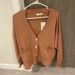 Mango Pocket Knit Cardigan
